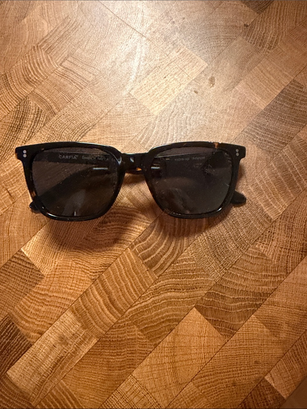Black Tortoiseshell Square Sunglasses